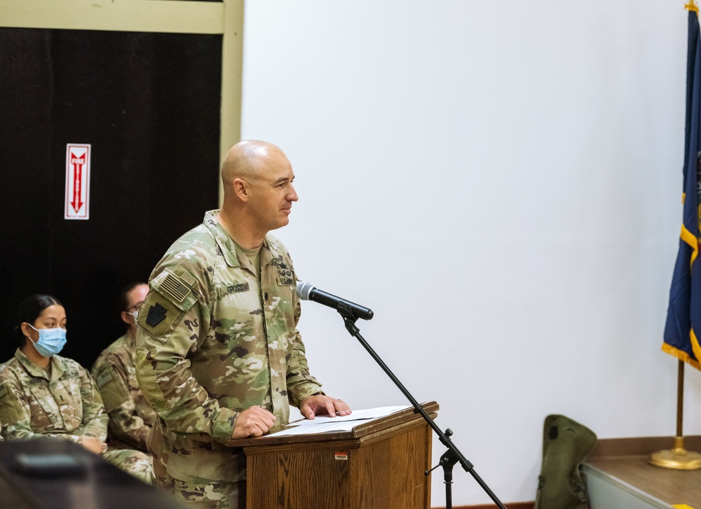 Cal Guard's 640th ASB and the Pennsylvania Guard's 628th ASB hold TOA ceremony