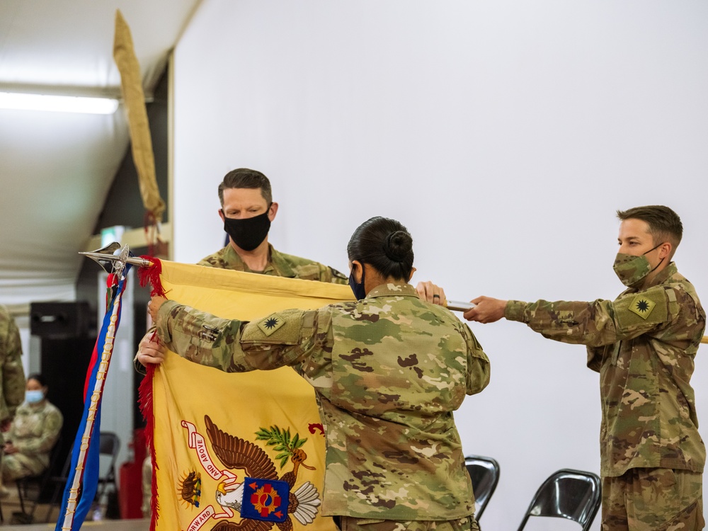 Cal Guard's 640th ASB and the Pennsylvania Guard's 628th ASB hold TOA ceremony