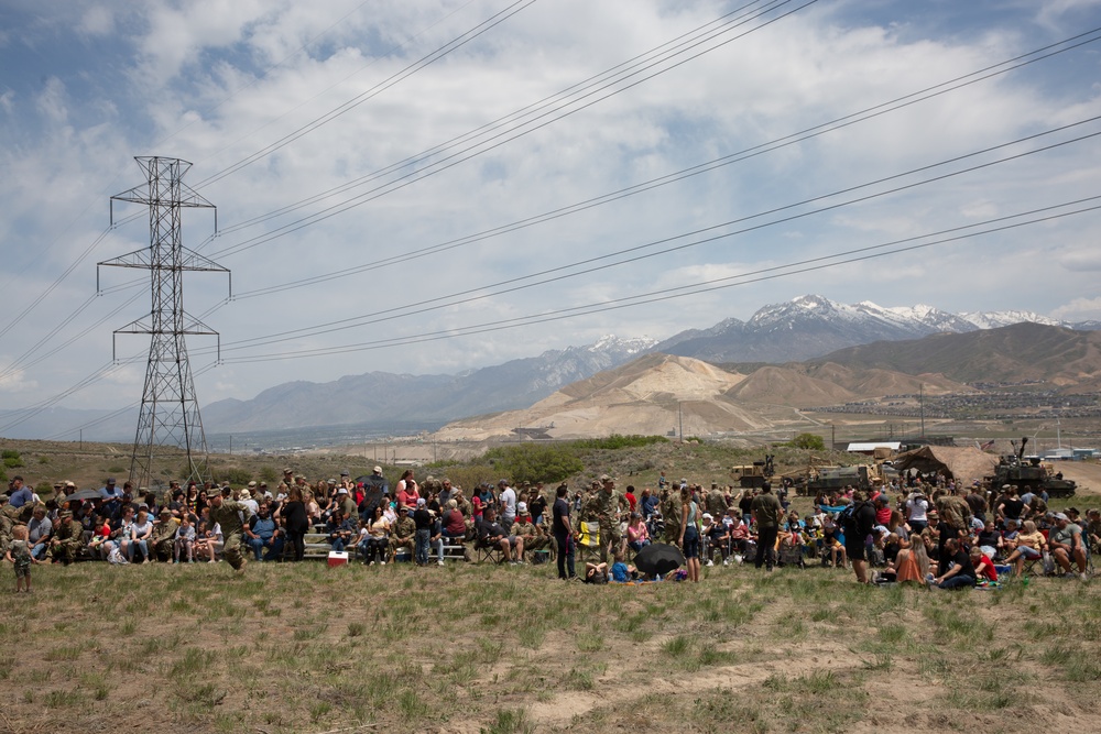 Utah National Guard’s 2nd Battalion, 222nd Field Artillery  hosts live-fire artillery experience for family members