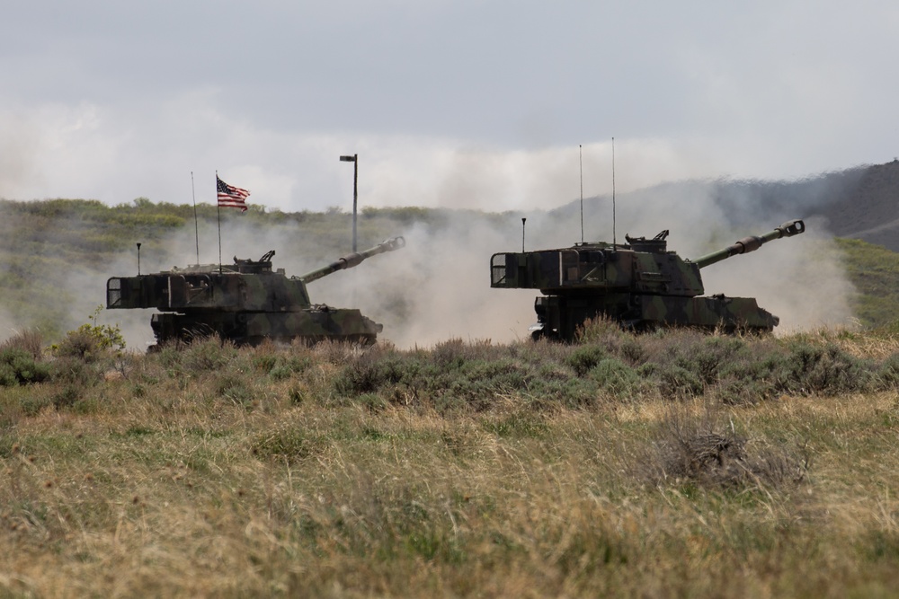 Utah National Guard’s 2nd Battalion, 222nd Field Artillery hosts live-fire artillery experience for family members