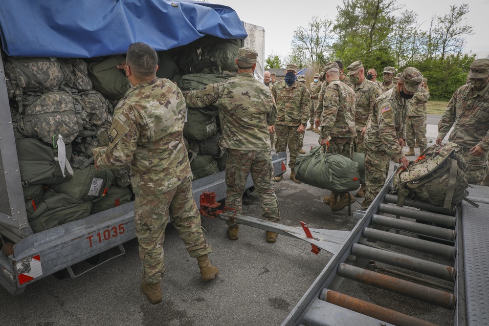 116th FA arrives in Croatia