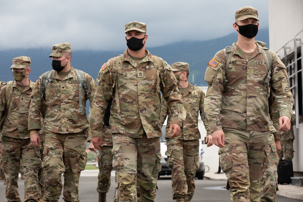 53rd IBCT arrives in Bosnia and Herzegovina for Immediate Response 21