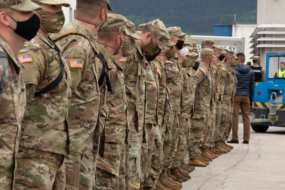 53rd IBCT arrives in Bosnia and Herzegovina for Immediate Response 21