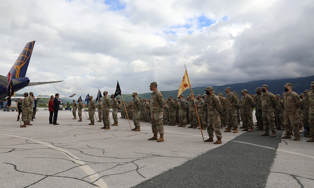 53rd IBCT arrives in Bosnia and Herzegovina for Immediate Response 21