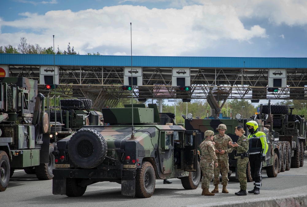 U.S. Patriots arrive in Croatia