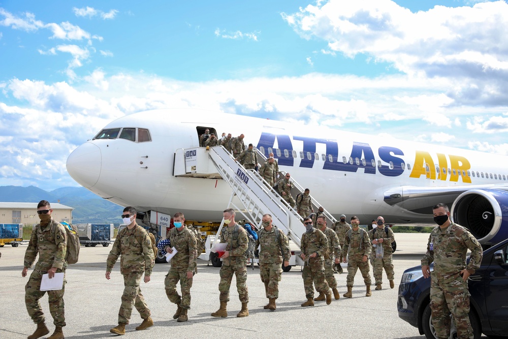 Florida Army National Guard arrives at North Macedonia