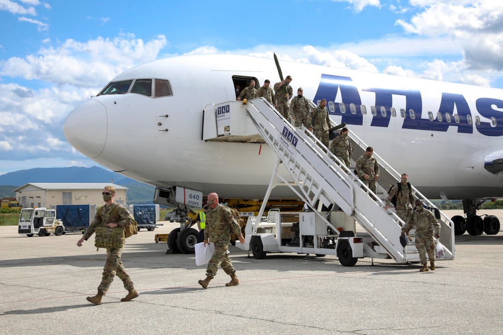 Florida Army National Guard arrives at North Macedonia