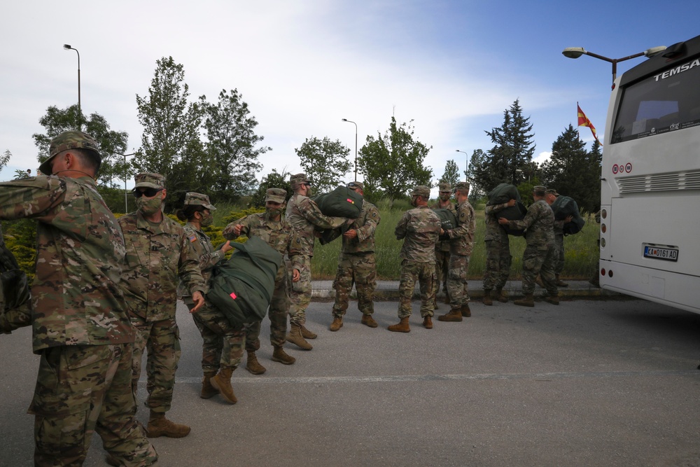 Florida Army National Guard arrives at North Macedonia