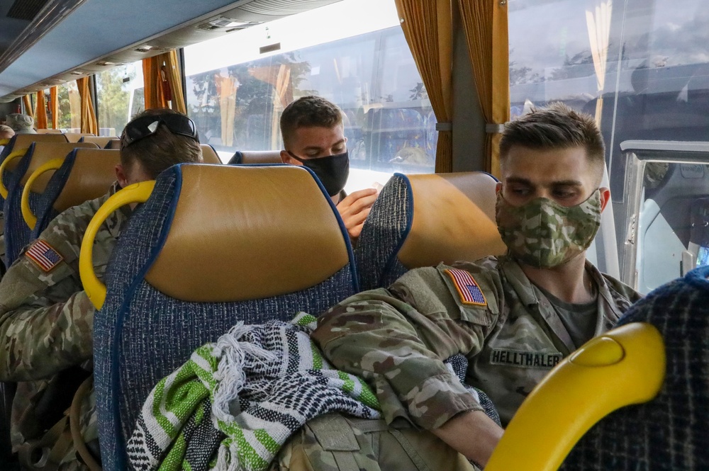 Florida Army National Guard arrives at North Macedonia