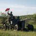 Soldiers engage with anti-aircraft canon