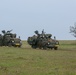 Soldiers maneuver vehicles