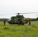 Soldiers load into a Puma Helicopter