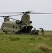 Soldier drives vehicle onto CH-47