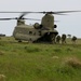 Soldiers load into CH-47