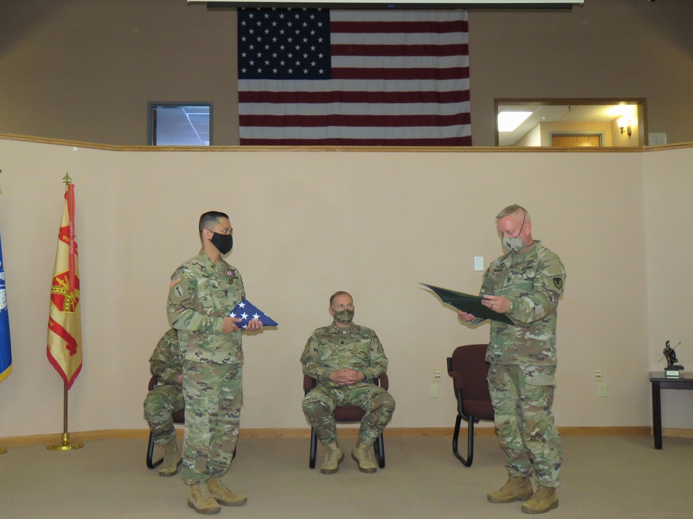 Headquarters and Headquarters Company, U.S. Army Garrison Fort McCoy Change of Responsibility