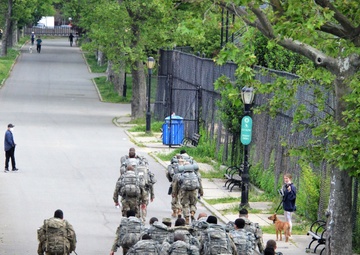 NYARNG "Fighting 69th" Infantry Regiment Conduct 6 Mile Ruck March in NYC