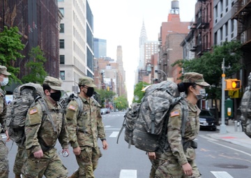 NYARNG "Fighting 69th" Infantry Regiment Conduct 6 Mile Ruck March in NYC