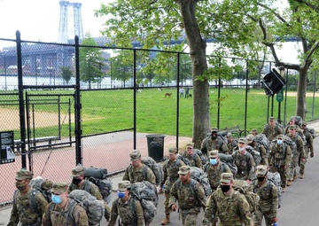NYARNG "Fighting 69th" Infantry Regiment Conduct 6 Mile Ruck March in NYC