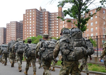 NYARNG "Fighting 69th" Infantry Regiment Conduct 6 Mile Ruck March in NYC