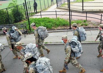 NYARNG "Fighting 69th" Infantry Regiment Conduct 6 Mile Ruck March in NYC