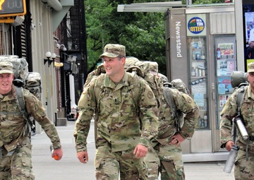 NYARNG "Fighting 69th" Infantry Regiment Conduct 6 Mile Ruck March in NYC