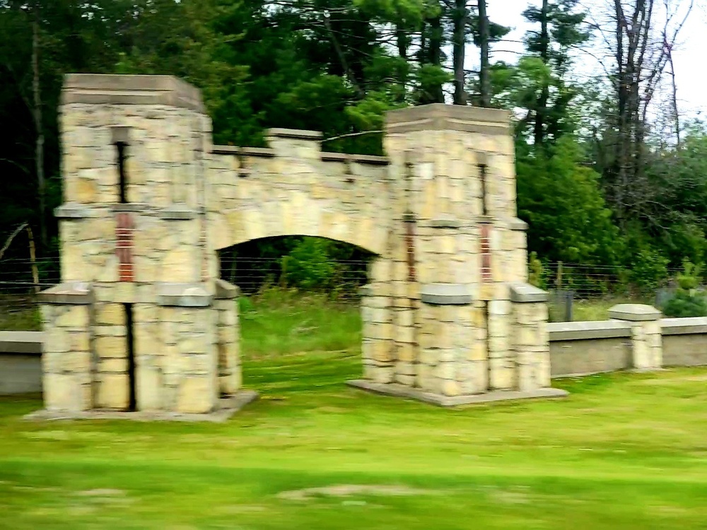 Fort McCoy Stone Gates