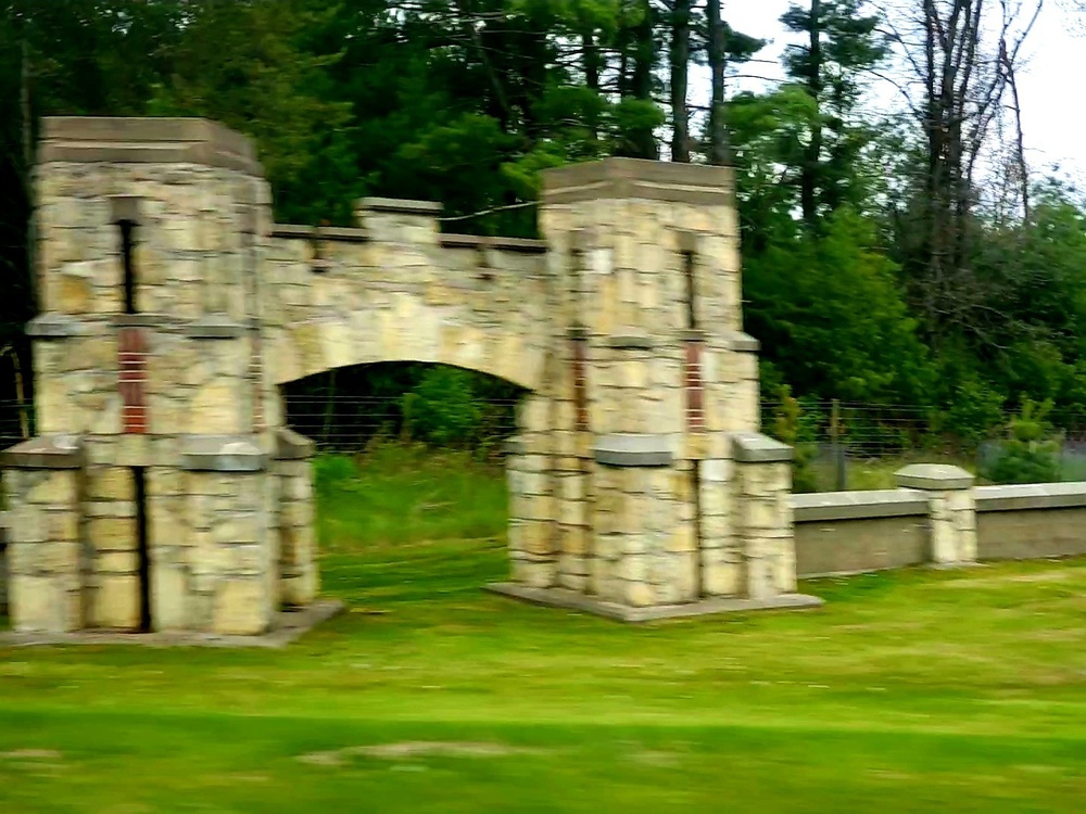 Fort McCoy Stone Gates