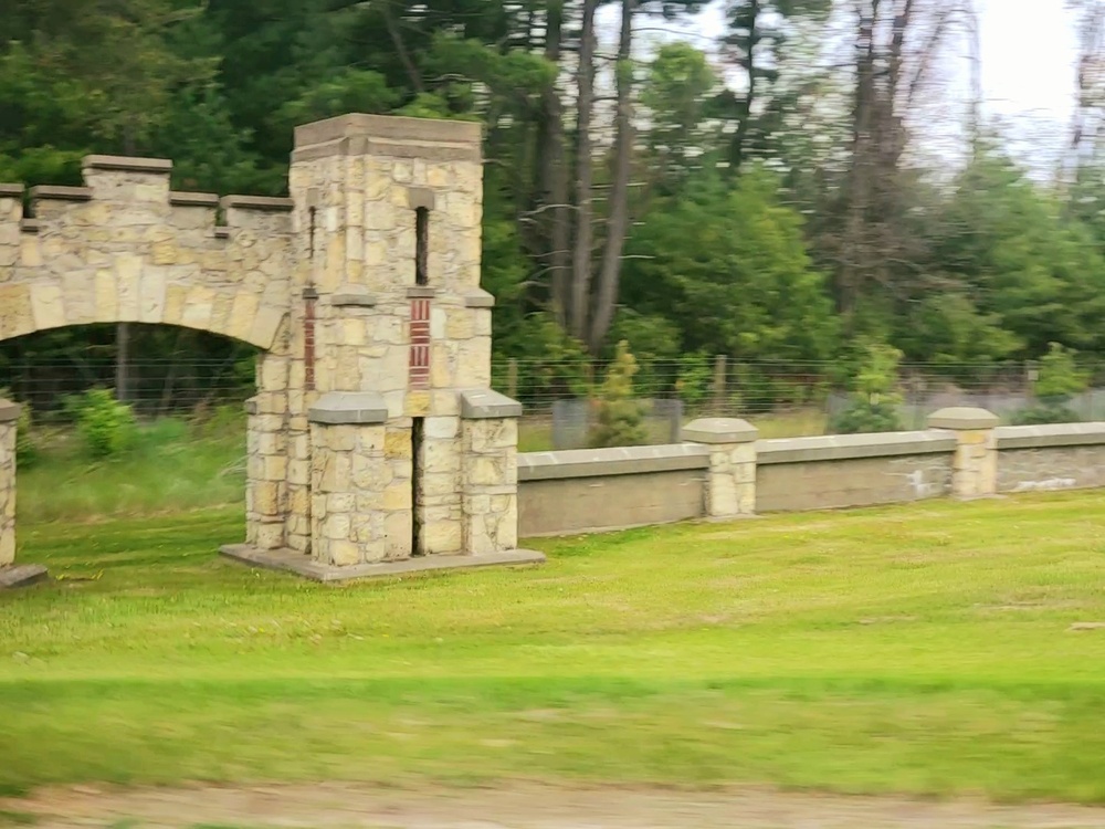 Fort McCoy Stone Gates