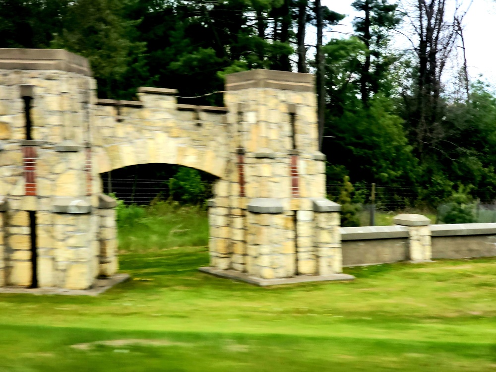 Fort McCoy Stone Gates