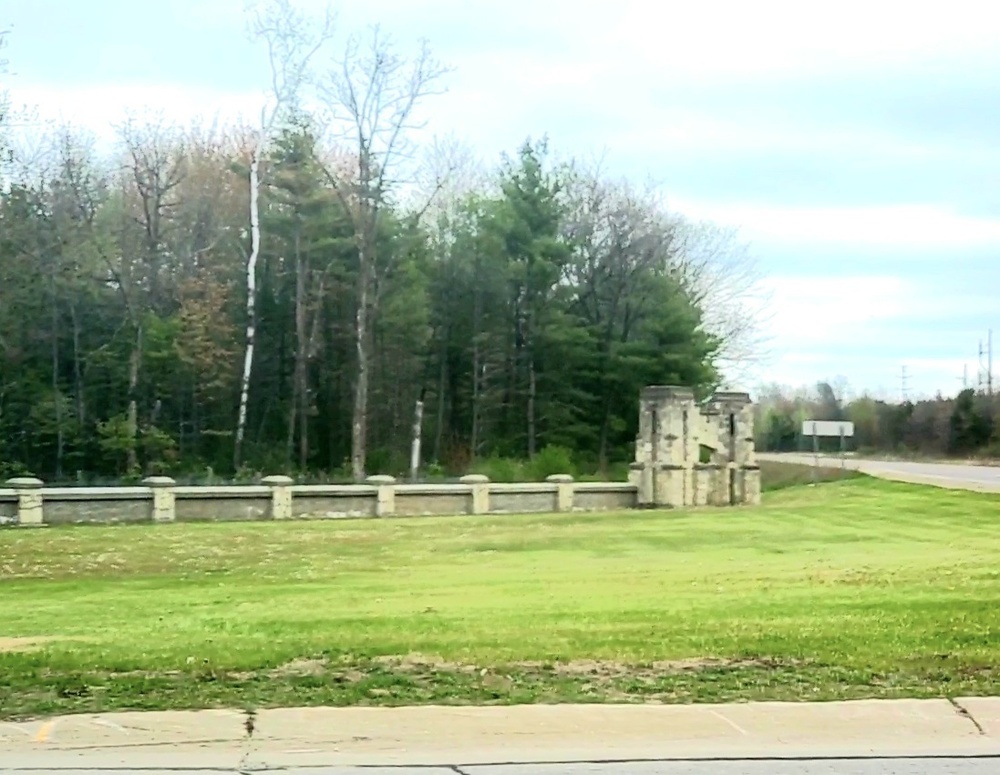 Fort McCoy Stone Gates