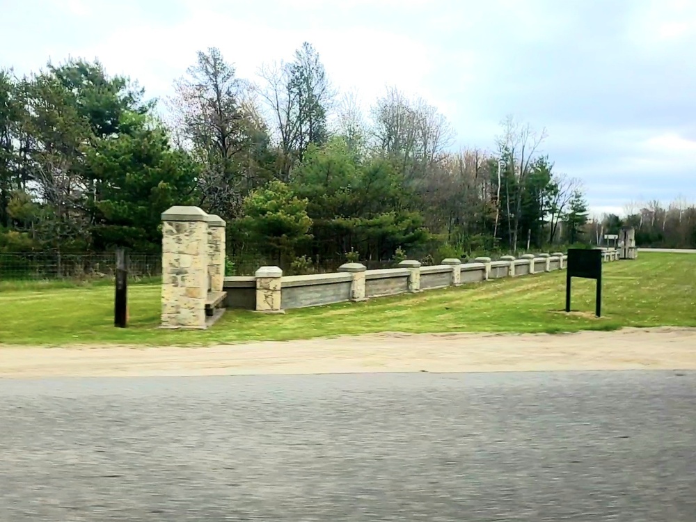 Fort McCoy Stone Gates