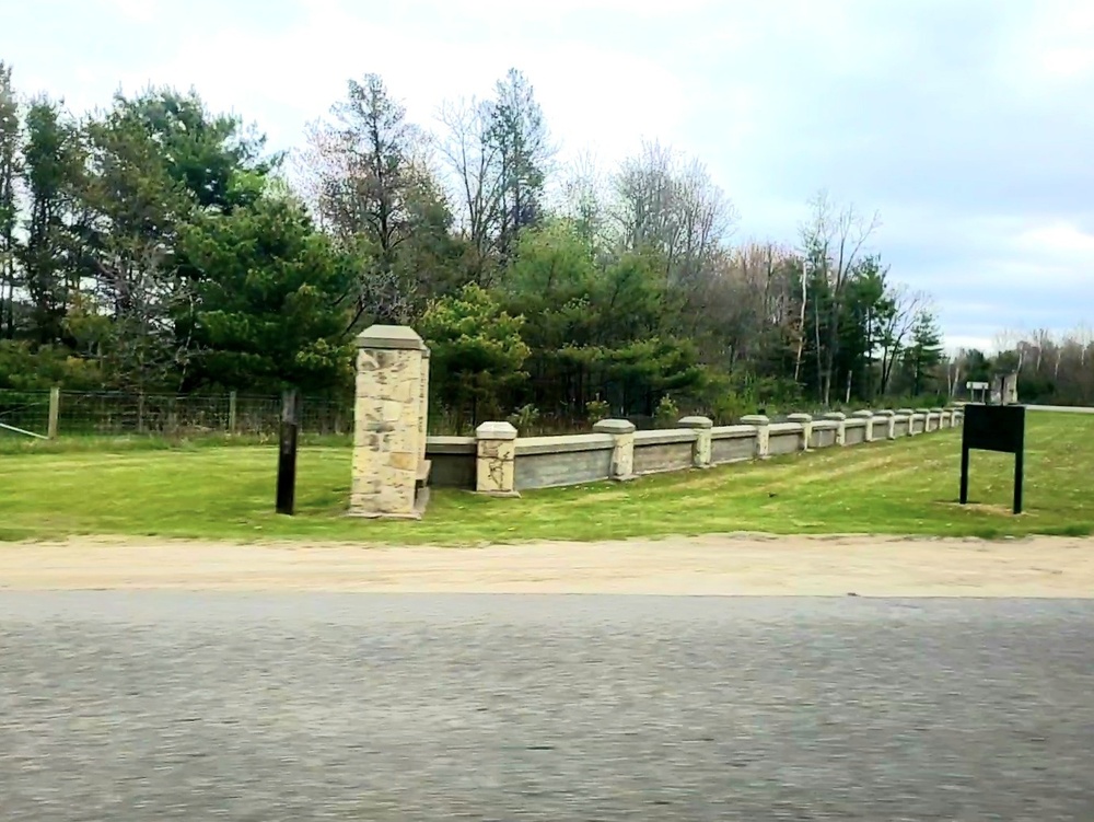 Fort McCoy Stone Gates