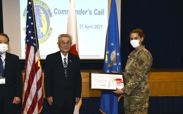 AIRMAN RECOGNIZED FOR “JIDO-KAN” OUTREACH