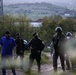 Turkish KFOR Soldiers conduct patrol with Kosovo Police