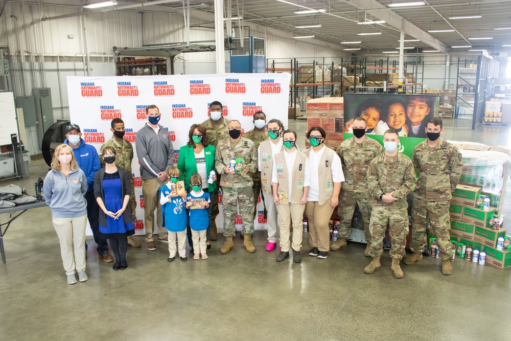 Girl Scouts make Operation: Cookie Drop delivery Prairie Farms set to bring the milk