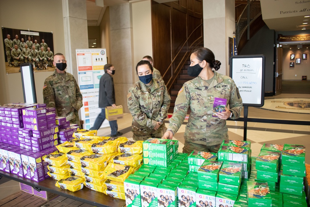 Girl Scouts make Operation: Cookie Drop delivery Prairie Farms set to bring the milk