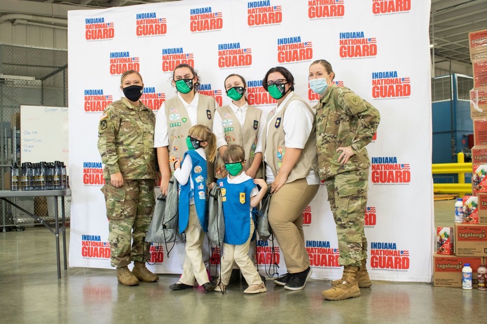 Girl Scouts make Operation: Cookie Drop delivery Prairie Farms set to bring the milk