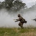 Royal Bermuda Regiment simulates a maneuver under fire during Exercise Island Warrior