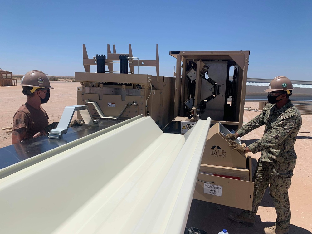 Naval Mobile Construction Battalion 5 builds k-spans to support Marine Corps Air Station, Yuma, Arizona