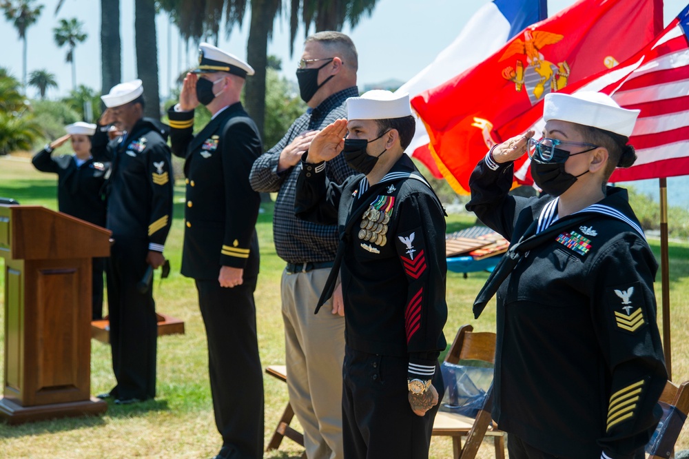 Navy’s Most Decorated Active Duty Hospital Corpsman Retires in Joint Ceremony with Wife