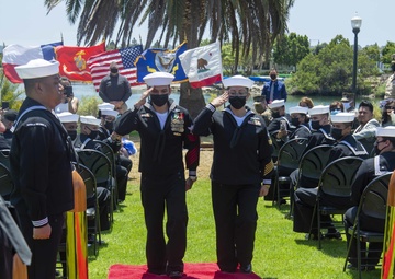 Navy’s Most Decorated Active Duty Hospital Corpsman Retires in Joint Ceremony with Wife