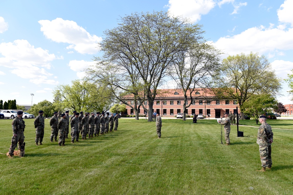 88 Security Forces Squadron closes National Police Week activities.