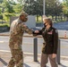 Brigadier General Mary V. Krueger visits Walter Reed Army Institute of Research