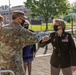 Brigadier General Mary V. Krueger visits Walter Reed Army Institute of Research