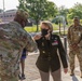 Brigadier General Mary V. Krueger visits Walter Reed Army Institute of Research