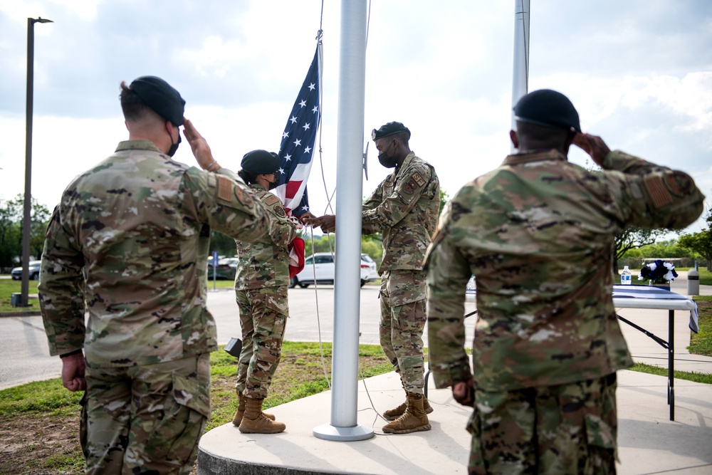 JBSA-Lackland ends Police Week with retreat ceremony