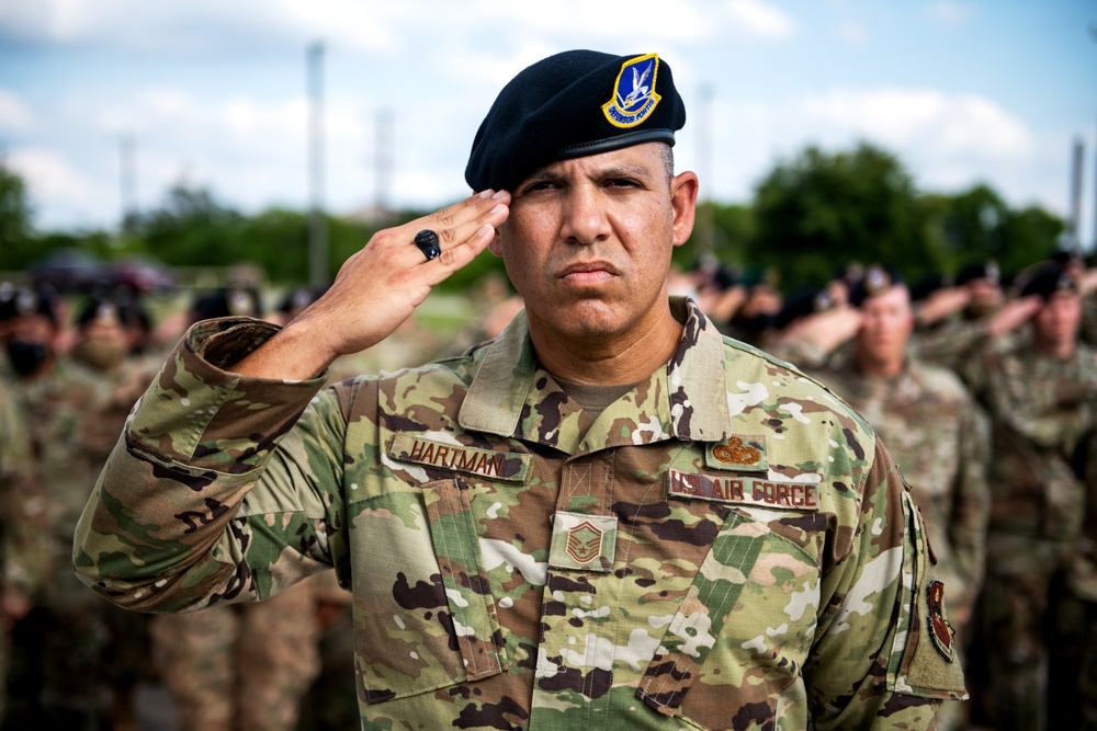 JBSA-Lackland ends Police Week with retreat ceremony