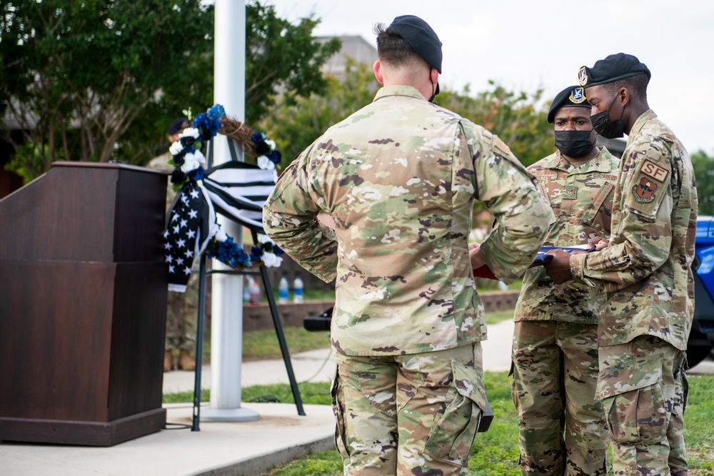 JBSA-Lackland ends Police Week with retreat ceremony