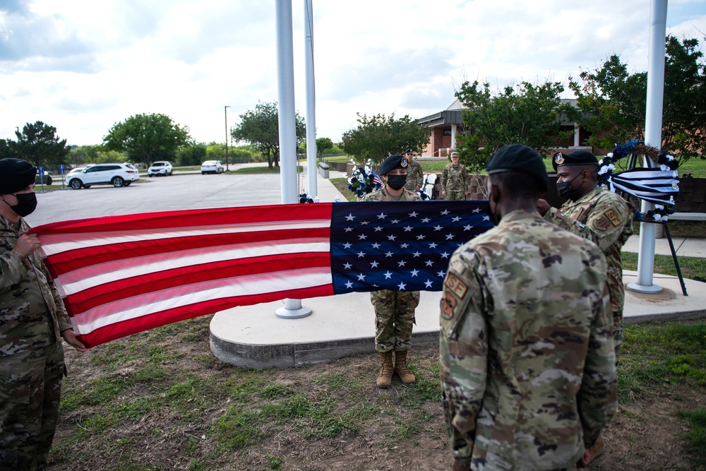 JBSA-Lackland ends Police Week with retreat ceremony