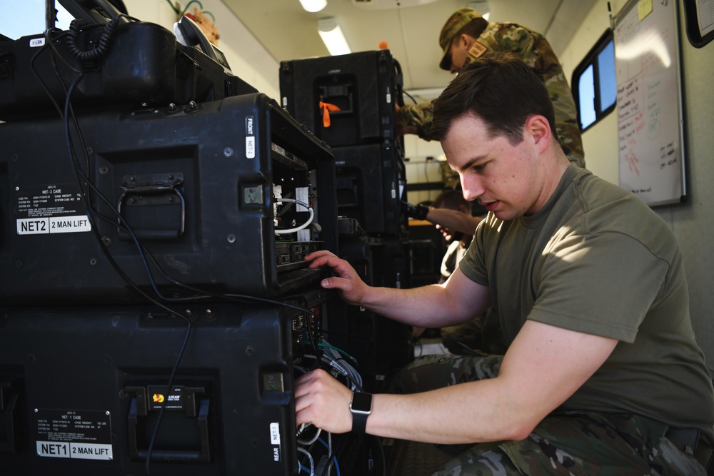 178th Wing Provides Communication Capabilities During Exercise